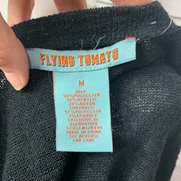 NWOT Flying Tomato Black & White Aztec Cardigan - Picture 5 of 5